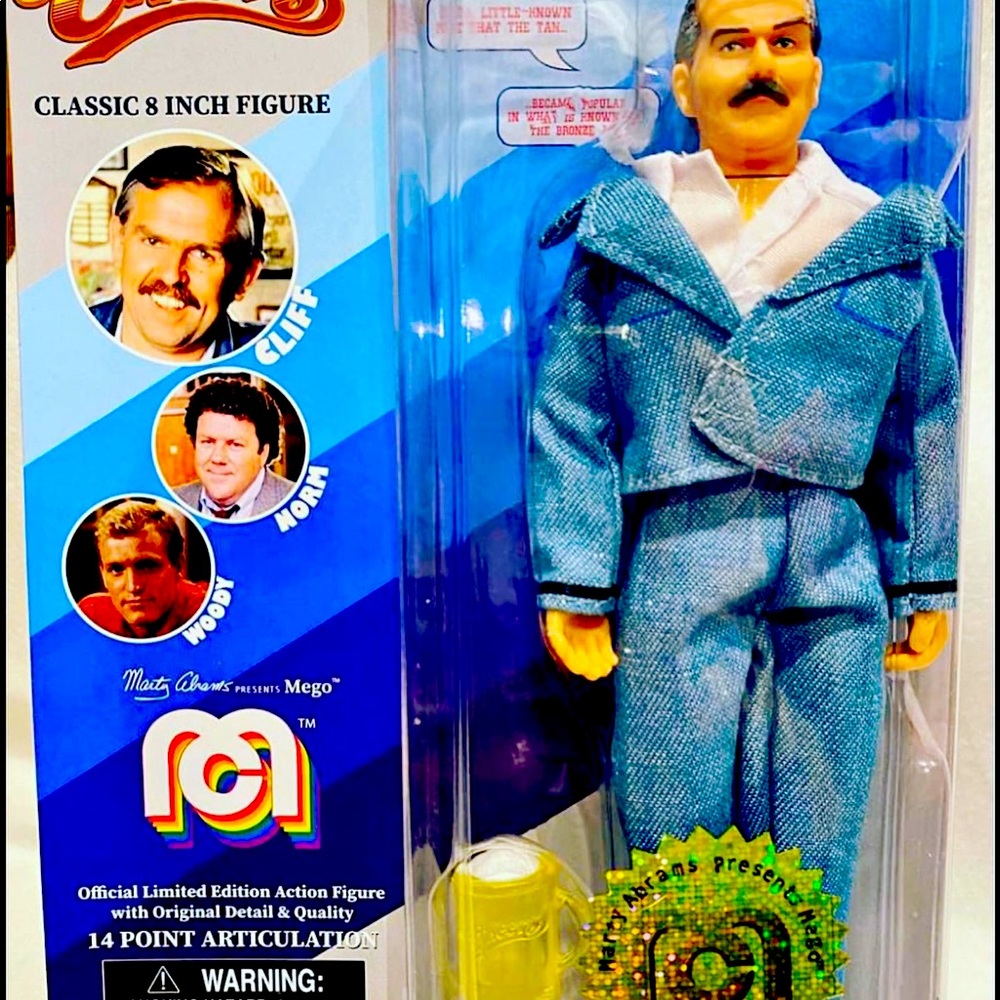 Awesome NIB 1980’s Cheers Norm Fan Doll